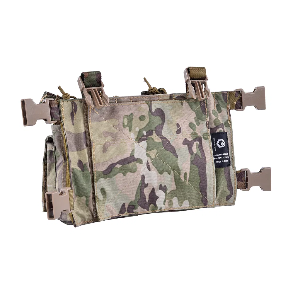 Outdoor Adjustable Multi-Functional Dangler Pouch Fully Modular Tactical Chest Rig Vest