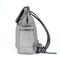 Stylish Gray Laptop Backpack with Ample Storage Space