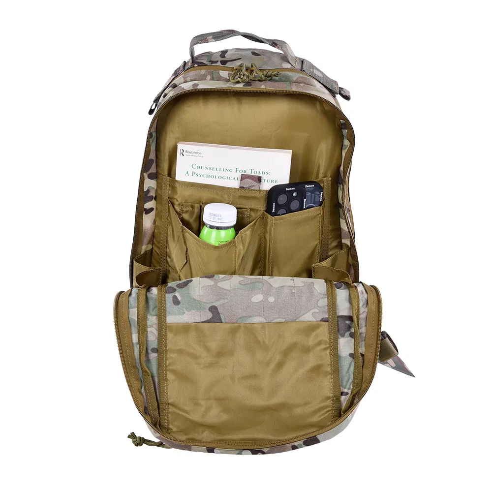 Versatile Camo Hiking Bag - Durable and Waterproof Design