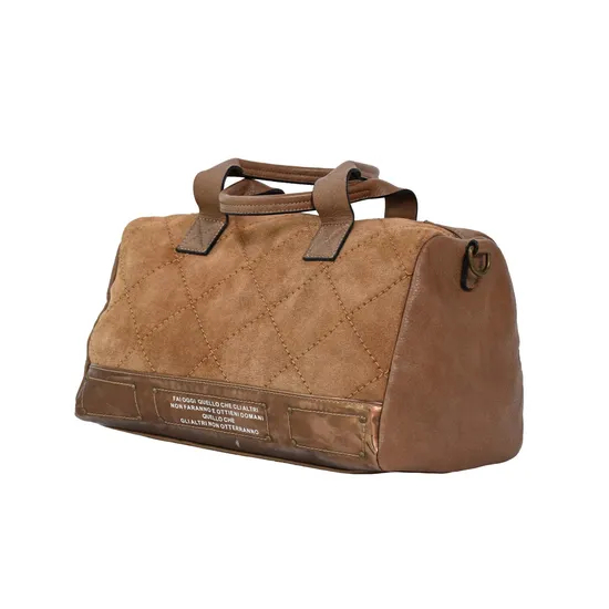 Sophisticated Men′s Travel Bag with Chic Brown Details