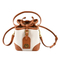 Chic Brown PU Leather Backpack for Women - Sleek and Modern Design