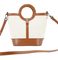 Stylish Fabric Hoop Tote Bag for Women′s Daily Use