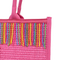 Trendy Magenta Tote Bag with Stylish Tassels for Women