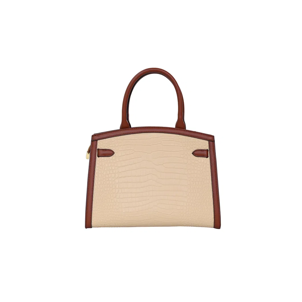 Chic Brown PU Tote Bag for Fashion-Forward Women