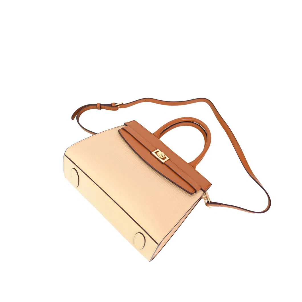 Chic Brown PU Tote Bag for Women: Trendy and Versatile