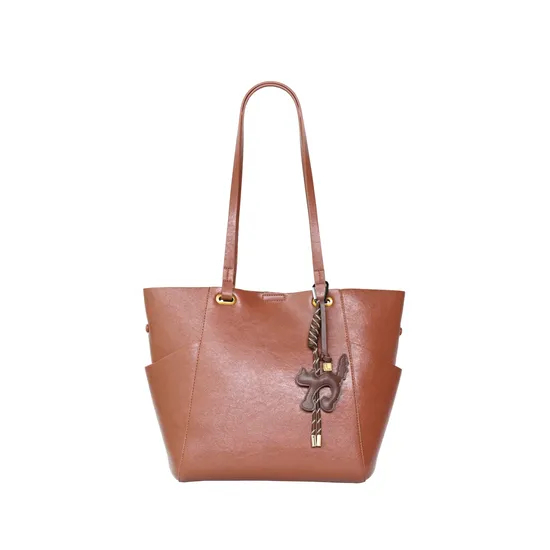 Designer Leather Underarm Bag - a Stylish and Dainty Handbag for Young Ladies