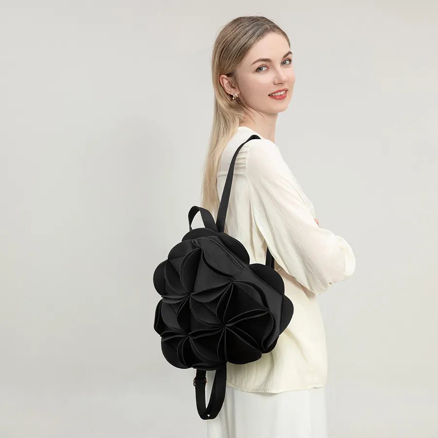 Stylish Floral Design Women&prime;s Phone Bag and Backpack Combo
