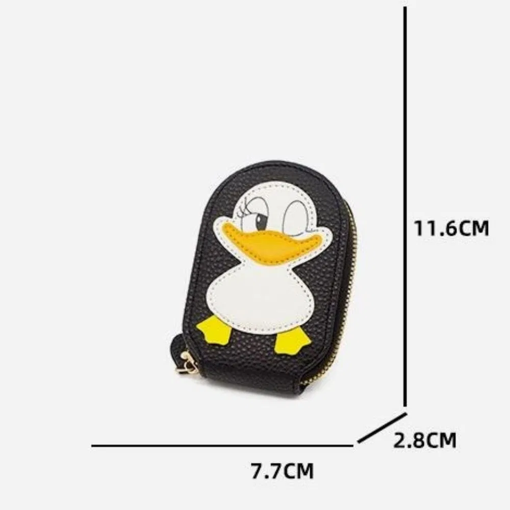 Adorable Cartoon-Themed Duck Coin Purse and Wallet for Kids