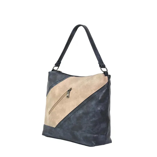 Sophisticated Leather Underarm Handbag - Timeless Elegance for Women