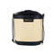 Modern Minimalist Bucket Bag for Women - Black & Brown Colorblock Design