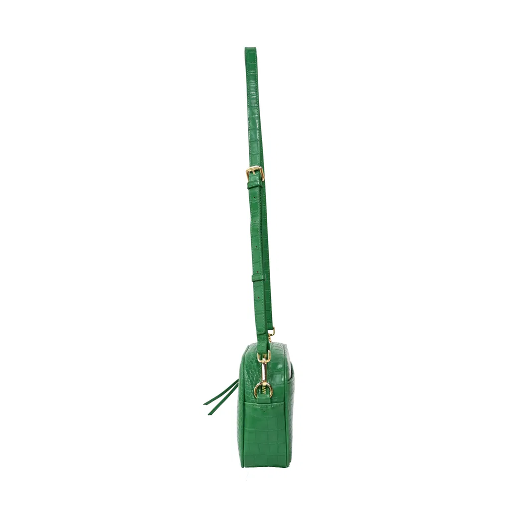 Women&prime;s Small Crossbody Bag in Emerald Green with Trendy &amp; Functional