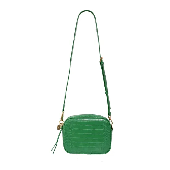 Women′s Small Crossbody Bag in Emerald Green with Trendy & Functional