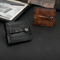 Sophisticated Texture and Retro Charm - Men′s Wallet in Black and Brown