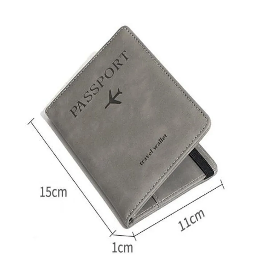 Simple and Stylish Design for Portable Passport Holder in Multiple Colors