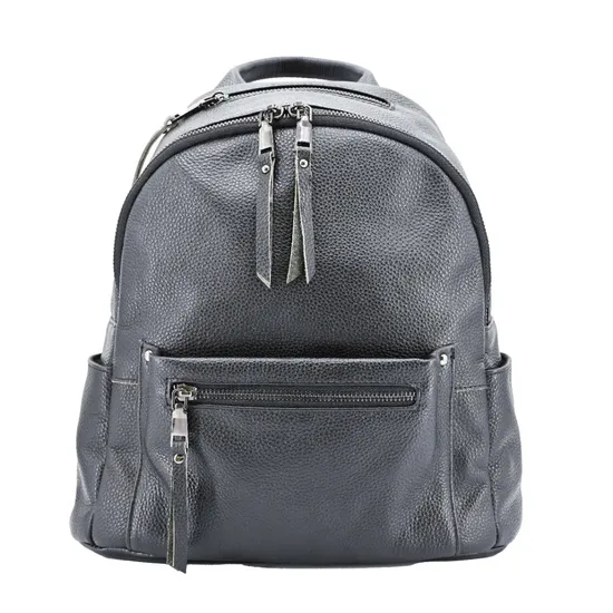 Trendy Black Mini Backpack with Must-Have for Women on The Go