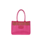 Vibrant Magenta Tote Bag with Tassel Detail - Bold & Eye-Catching Style