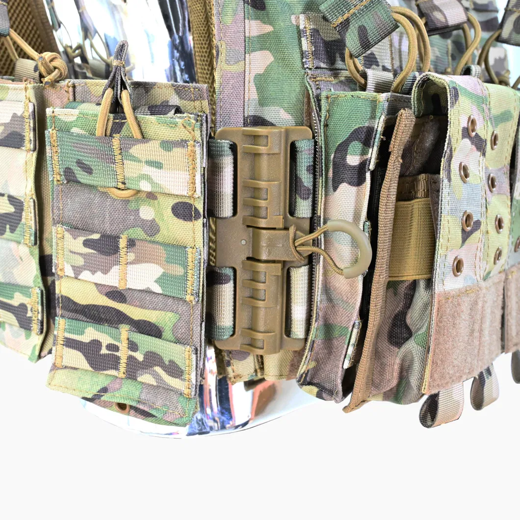 Tactical Training Vest with Inner Storage Bag and Ceramic Tray