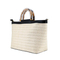 Elegant Minimalist Women′s Tote Bag with Eco-Friendly Bamboo Handle