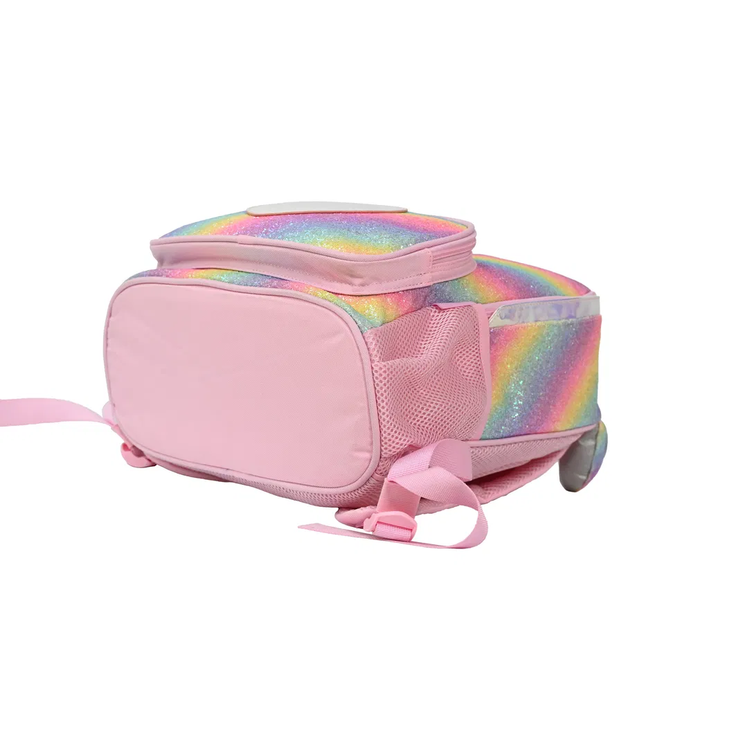 Sparkling Unicorn Backpack for Girls - Vibrant Cartoon Style