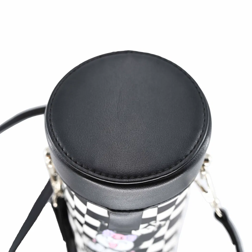 Trendy Checkerboard Small Bucket Bag for Phones and Essentials