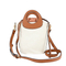 Chic Brown Multi-Functional Bucket Handbag for Everyday Style