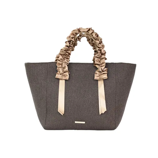 Elegant Butterfly-Shape Silk Scarf Tote Bag for Ladies