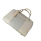 Elegant off-White Handbag with Stylish Cylindrical Design for Women