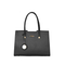 Elegant Black PU Leather Tote Bag with Minimalist′s Dream