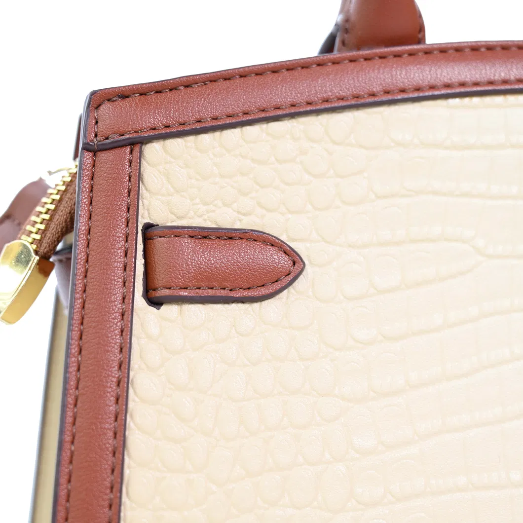 Chic Brown PU Tote Bag for Fashion-Forward Women
