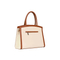 Chic Brown Handbag for Women with Elegant Golden Buckle