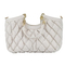 Chic off-White Diamond Pattern Tote Bag for Stylish Women