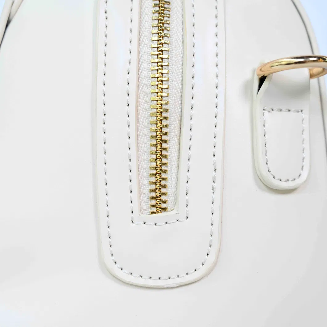 Modern Chic off-White Handbag for Women with Streamlined Design
