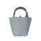 Luxury Grain Leather Bucket Bag Designer Handbag with Adjustable Crossbody Strap