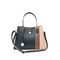 Chic Patchwork Tote Bag with Brown & Black Accents for Timeless Everyday Style