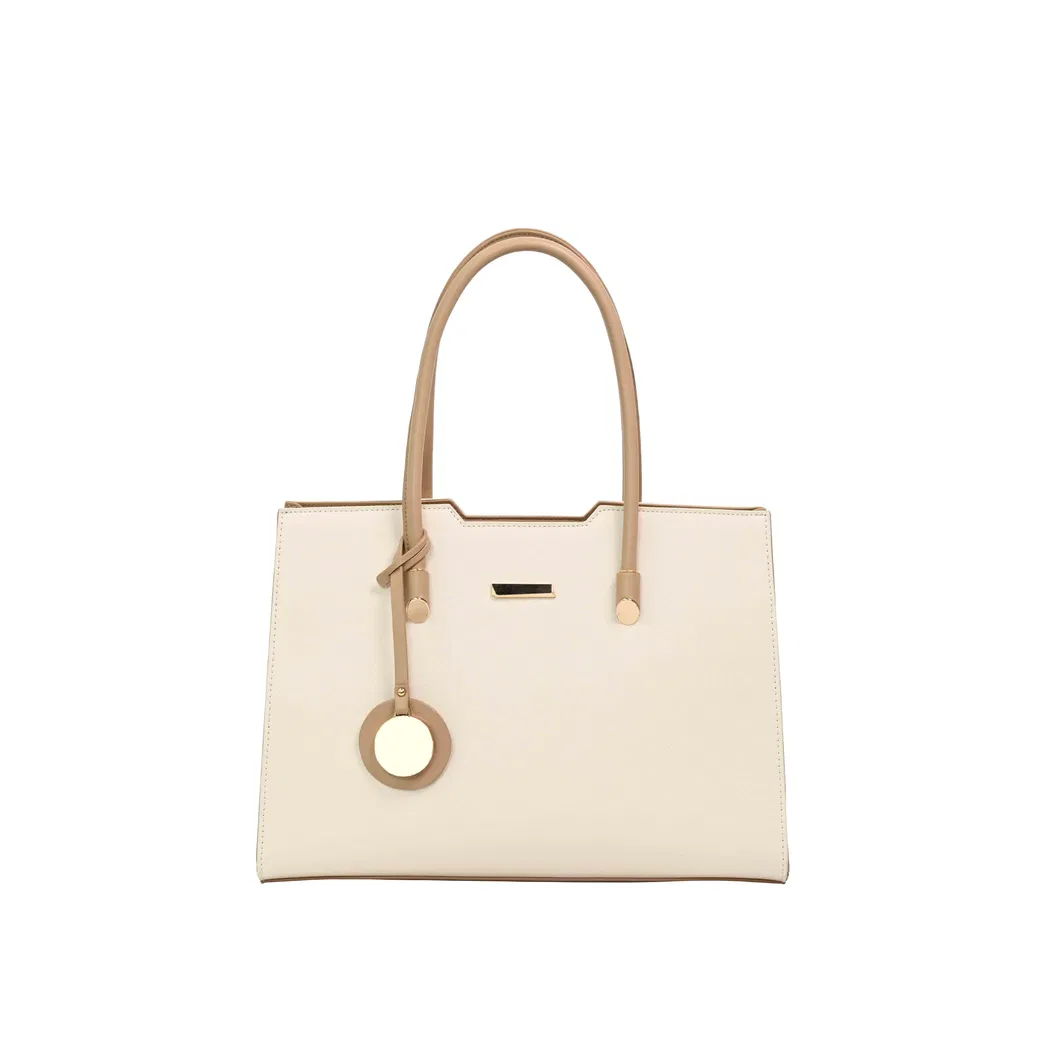 Refined Beige-Brown Tote Bag with Perfect Blend of Style &amp; Functionality