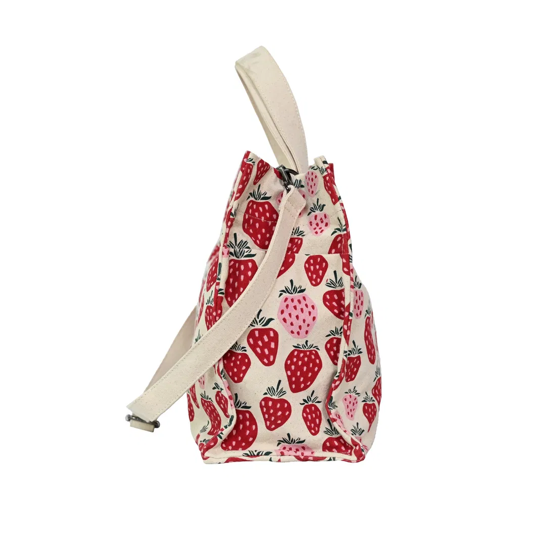 Playful Strawberry Tote Bag: Fun and Functional for Everyday Adventures
