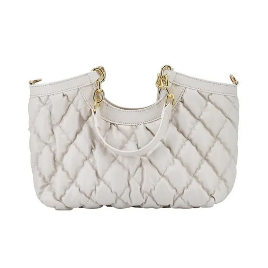 Timeless off-White Diamond-Pattern Tote: a Perfect Choice for Stylish Women