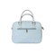 Chic Blue PU Handbag Effortless Style with an Adjustable Strap