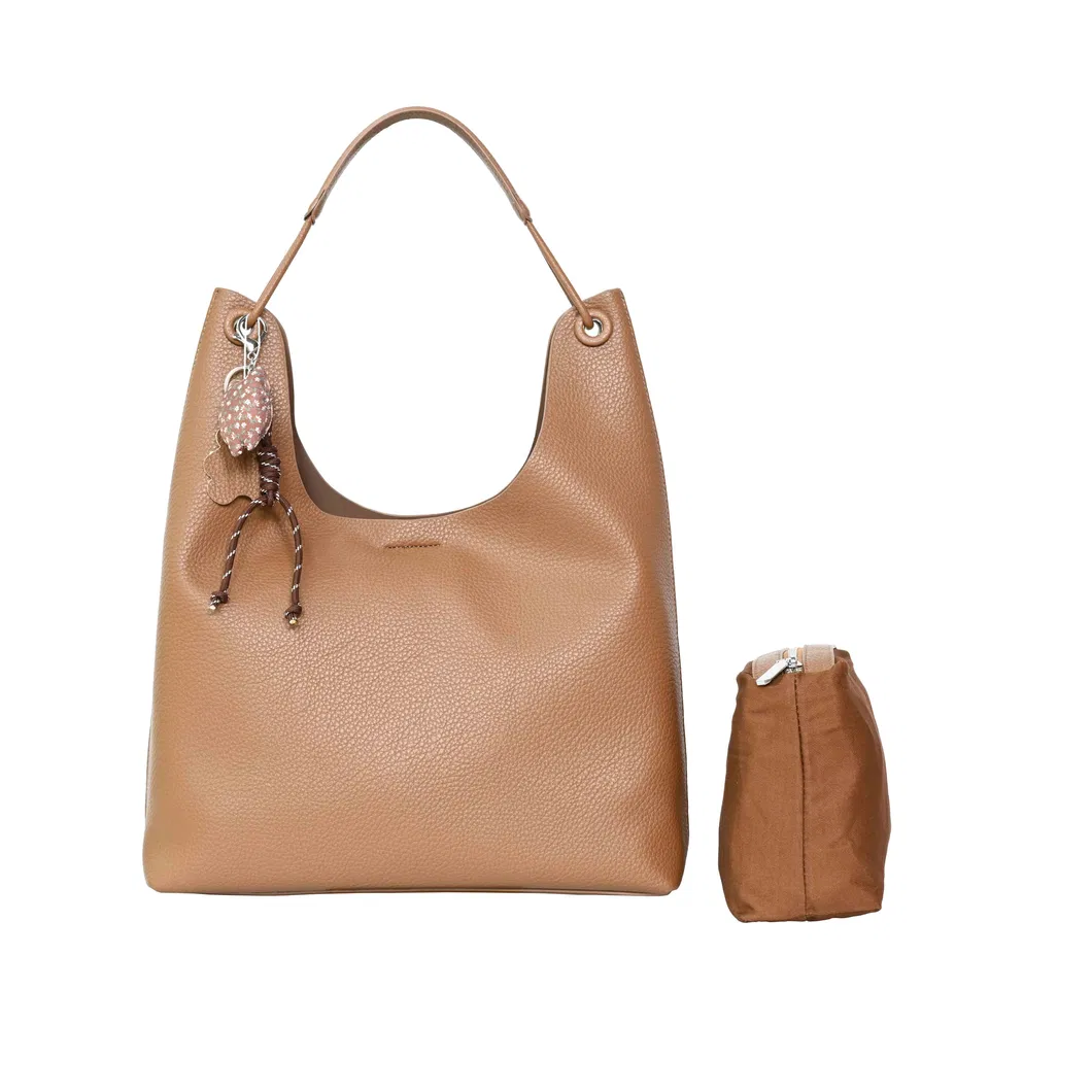 Stylish Large Capacity Leather Underarm Handbag for Everyday Use