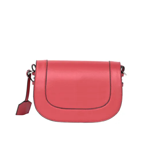 Bold Simplicity: Red PU Leather Handbag for Everyday Sophistication