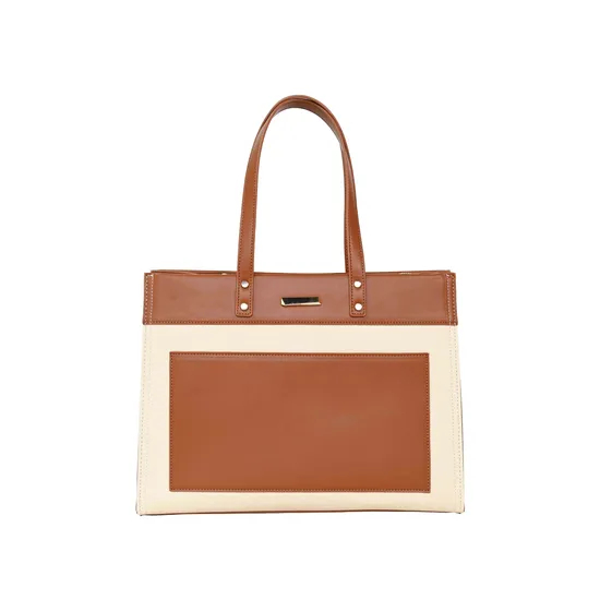 Chestnut Charm: Timeless Brown Leather Handbag for Effortless Elegance
