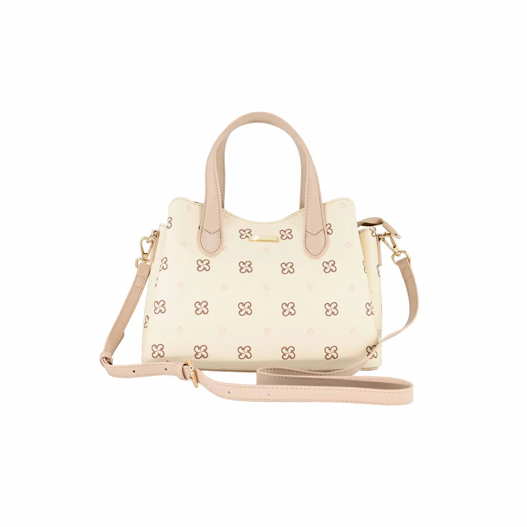 Elegant Style Delicate Clover with Patterned Handbag Unlock a New Elegant Look