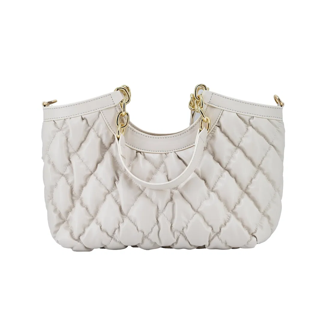 Stunning off - White Diamond Tote Bag: Tailored for The Fashion - Conscious Lady