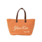 Luxe Orange and Yellow Faux Fur Tote - Fashion-Forward Essential for Women