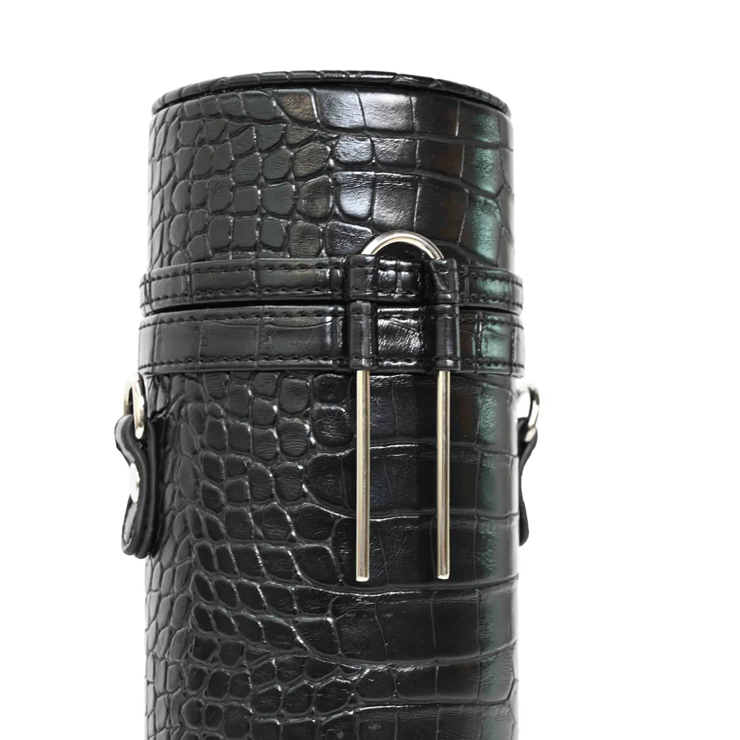 Sleek Minimalist Leather Bucket Bag with Metal Chain Handle for Timeless Style