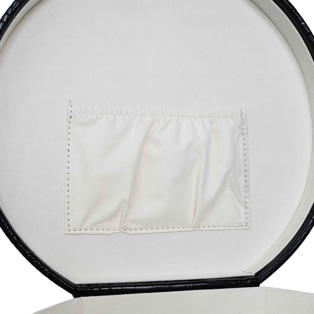 Sophisticated Black Jewelry Box Organizer with Customizable Elegance for Women