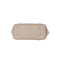 Minimalist-Style Light Brown Leather Tote Bag with a Silk Scarf Accent Elegant Shoulder Underarm Bag