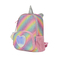 Colorful Pink Unicorn-Themed Girls′ Campus Backpack and Shoulder Bag