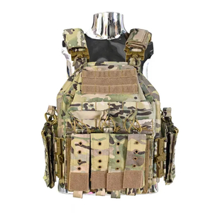 Tactical Training Vest with Inner Storage Bag and Ceramic Tray