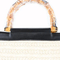 Chic Eco-Friendly Tote Bag with Bamboo Handle for Women